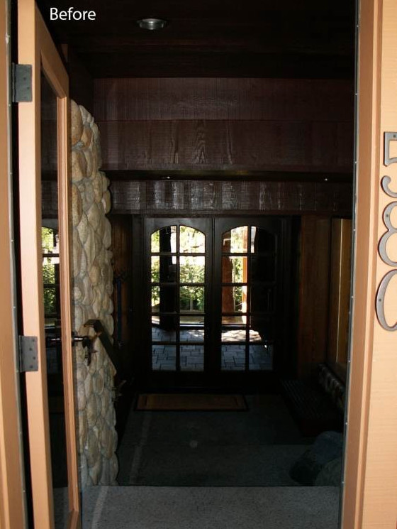 Front door - rustic front door idea