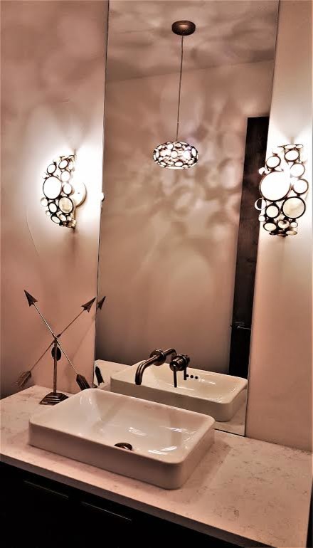 Transitional 3/4 home design photo in Denver