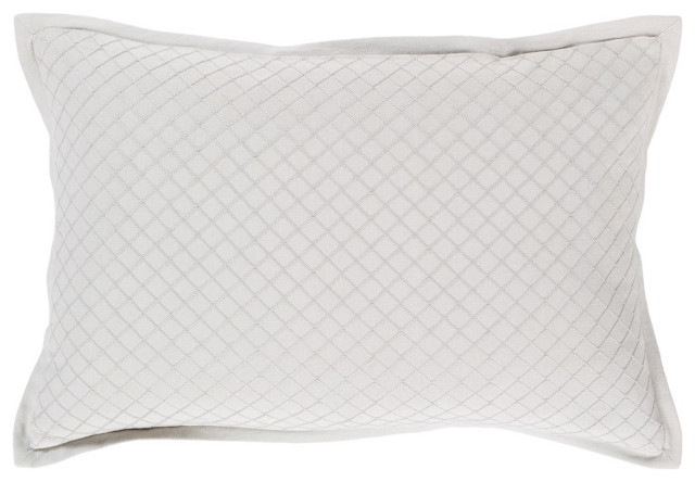 Hamden by Surya Poly Fill Pillow, Sea Foam, 13' x 19'