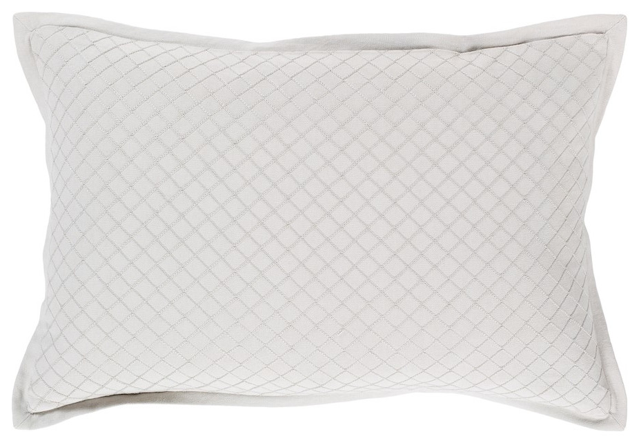 Hamden by Surya Poly Fill Pillow, Sea Foam, 13' x 19'