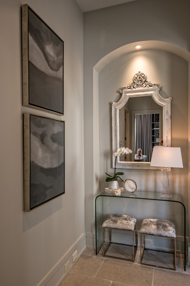 Hallway - transitional hallway idea