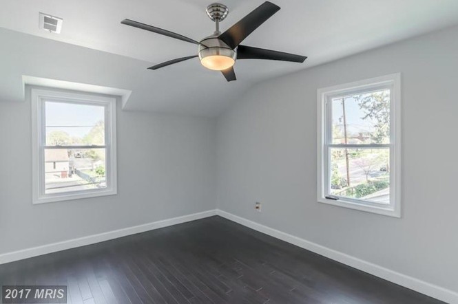 Gray Walls White Trim Dark Wood Floors | Floor Roma
