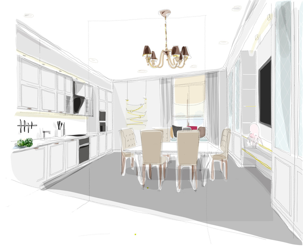 Дизайн проект Интерьера  дома. г. Троицк