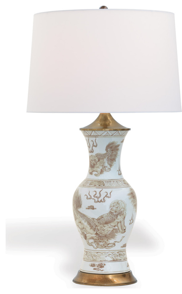 Chow Lamp - Brown