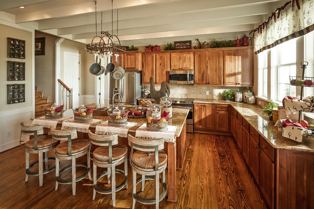 Texas Casual Cottages Round Top Farmhouse Kitchen Houston