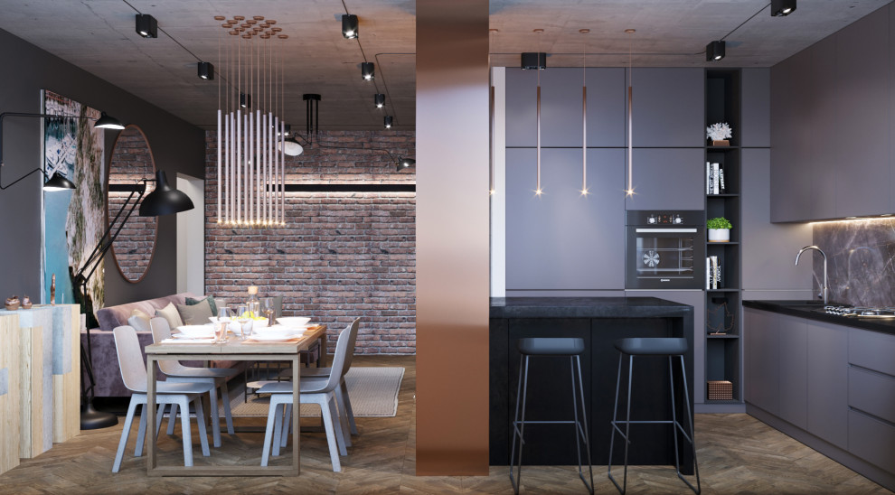 Cozy loft in Saint-Petersburg, 71 m2