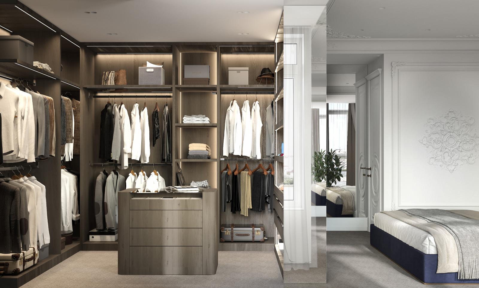 Драгоценная шкатулка, проект в стиле Арт-деко в ЖК Тихвин