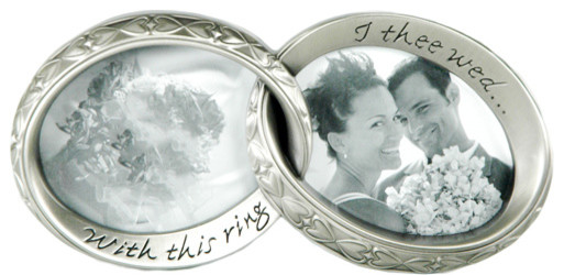 Interlocking Wedding Ring Picture Frames