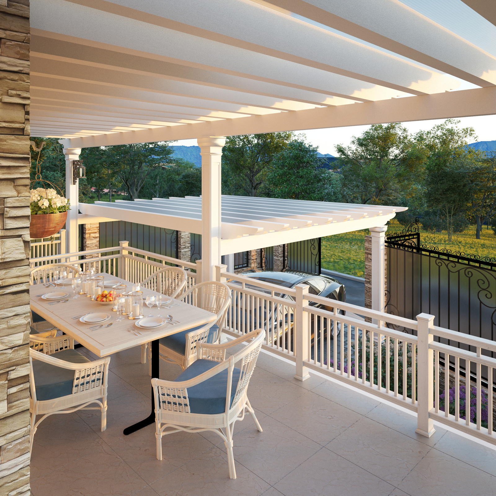 Каркасный домик