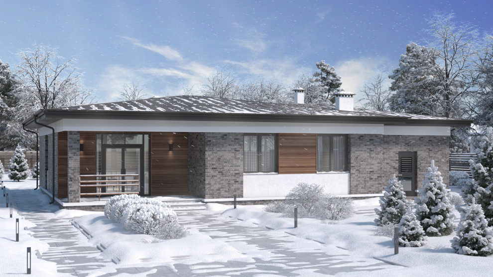 Проект одноэтажного дома