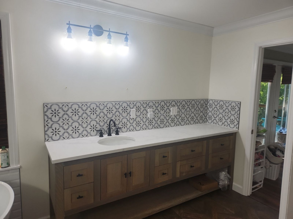 Bathroom and Custom Vanity