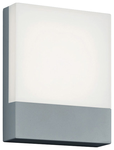 Arnsberg 227760187 LED Outdoor Wall Sconce Pecos Titanium Light Grey