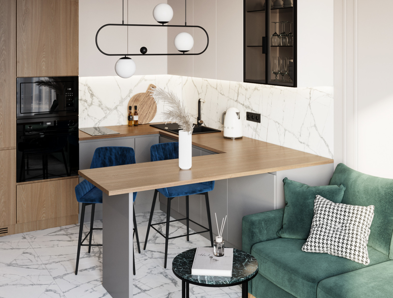 Москва, ЖК "PLAY". Евродвушка 46 кв.м.