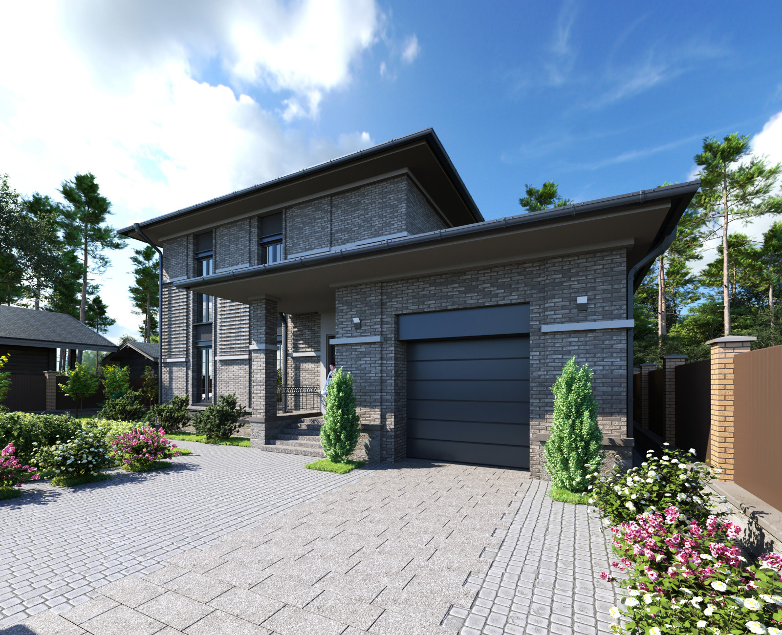 Частный жилой дом. Архитектура/Благоустройство