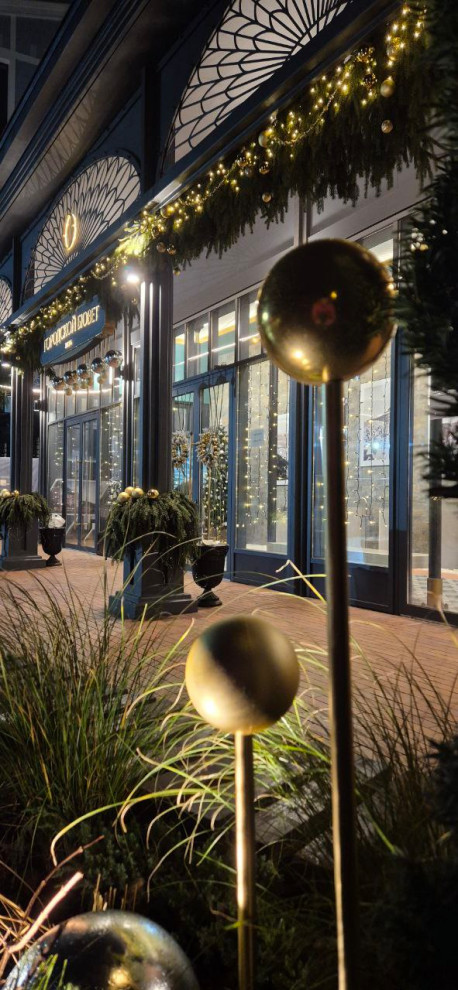 Новогодний декор Бювета в Светлогорске