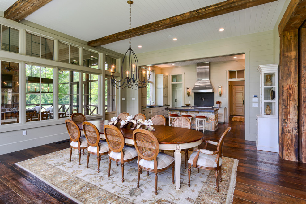 Dining room - transitional dining room idea