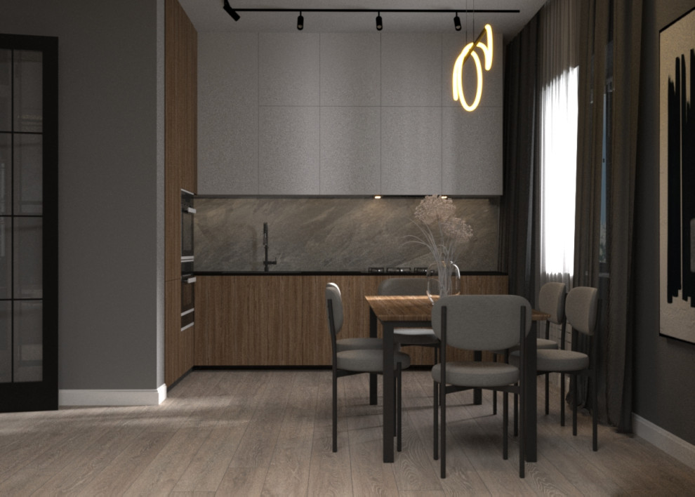 Кухня-гостиная в современном стиле