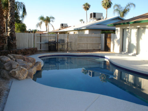 Eclectic pool in Phoenix.