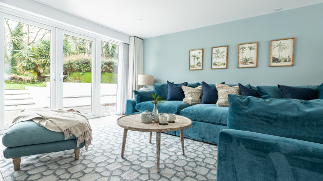 Lahaina beach-style-living-room