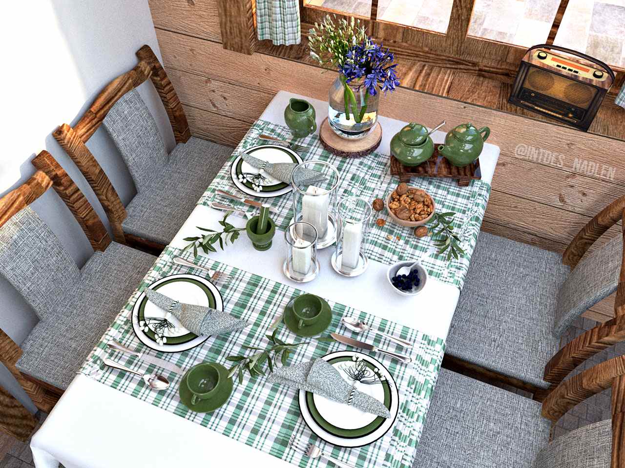 Шале в доме из клееного бруса