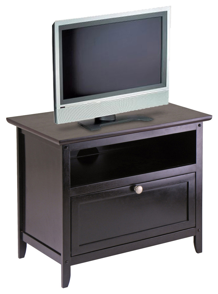 Winsome Wood Zara Tv Stand Transitional Entertainment Centers And