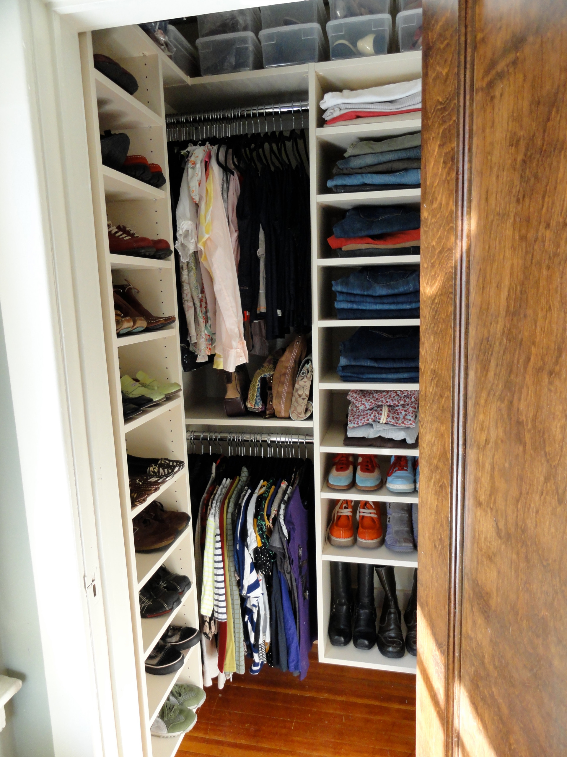 Closet Before/After