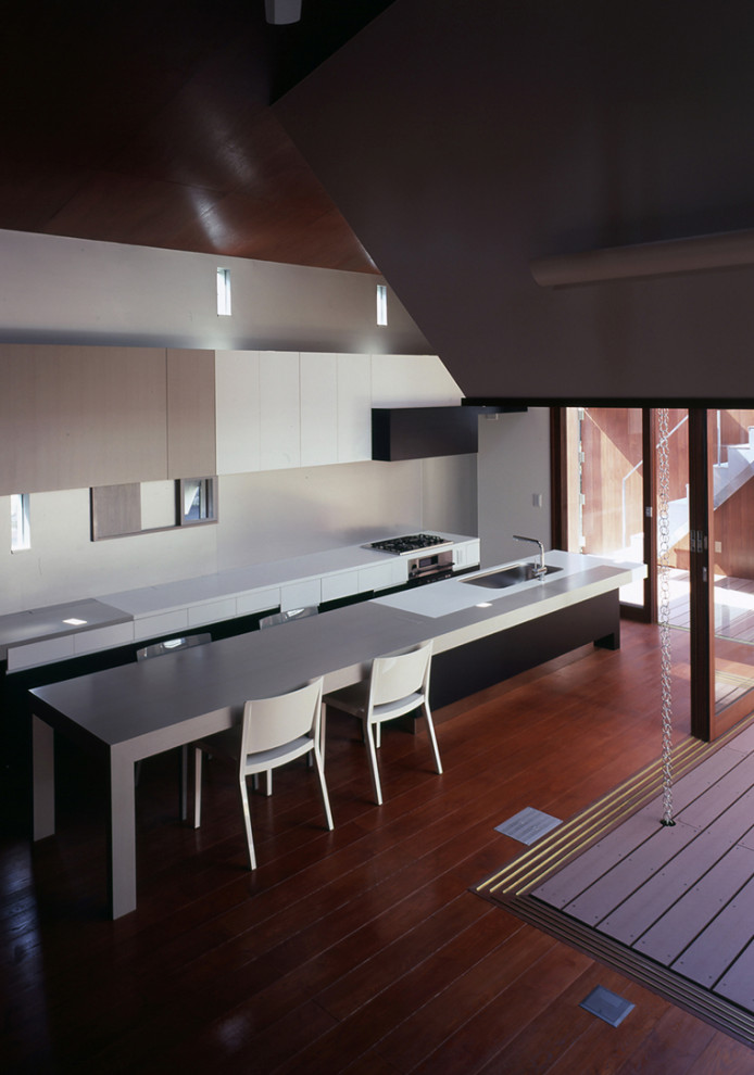 Photo of a modern kitchen in Tokyo Suburbs.