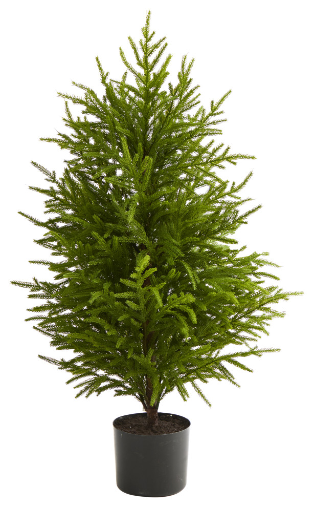 40" Norfolk Island Pine Natural Look Artificial Tree Modern