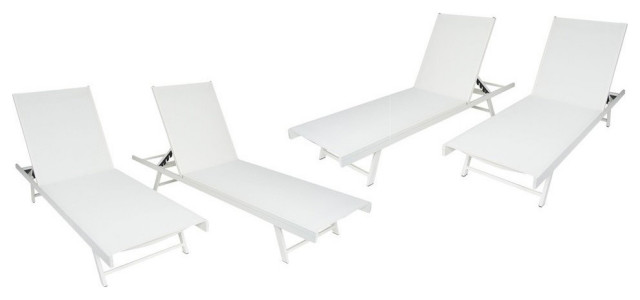 Gdf Studio Randy Outdoor Aluminum And Mesh Chaise Lounge White Set Of 4 Contemporary Lounges By Gdfstudio Houzz - Gdf Studio Lakeport Outdoor Adjustable Chaise Lounge Chairs Gdf Studio Randy Outdoor Aluminum And Mesh Chaise Lounge White Set Of 4 Contemporary Lounges By Gdfstudio Houzz - Gdf Studio Lakeport Outdoor Adjustable Chaise Lounge Chairs