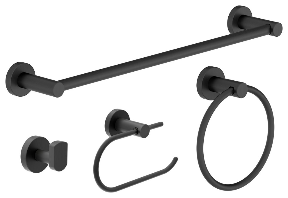 Bath Hardware, Toilet Paper Holder, Robe Hook, Towel Bar & Ring