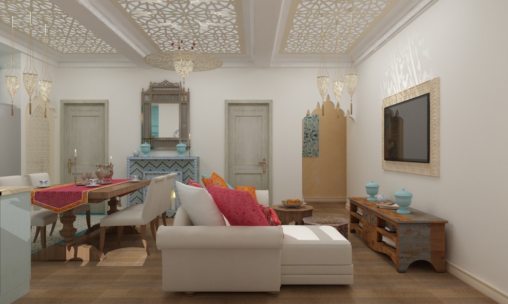 Проект интерьера по мотивам Марокко - ул.Маяковского, 76 м.кв.