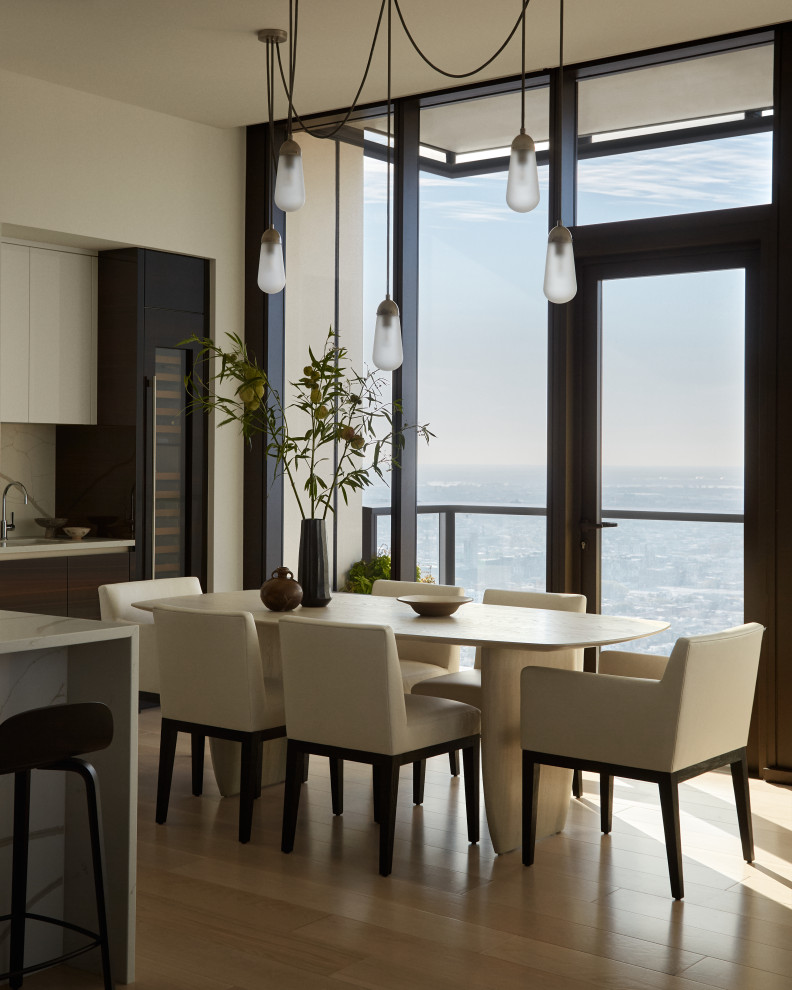 Trendy dining room photo in Philadelphia