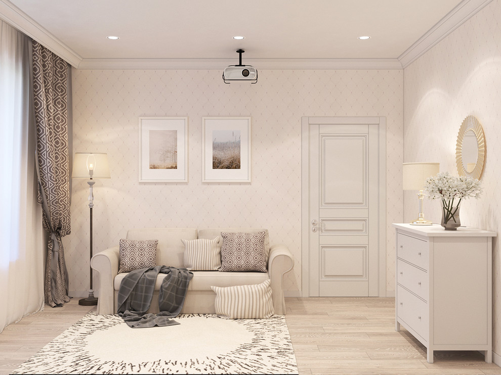 Проект двухэтажного коттеджа в неоклассическом стиле