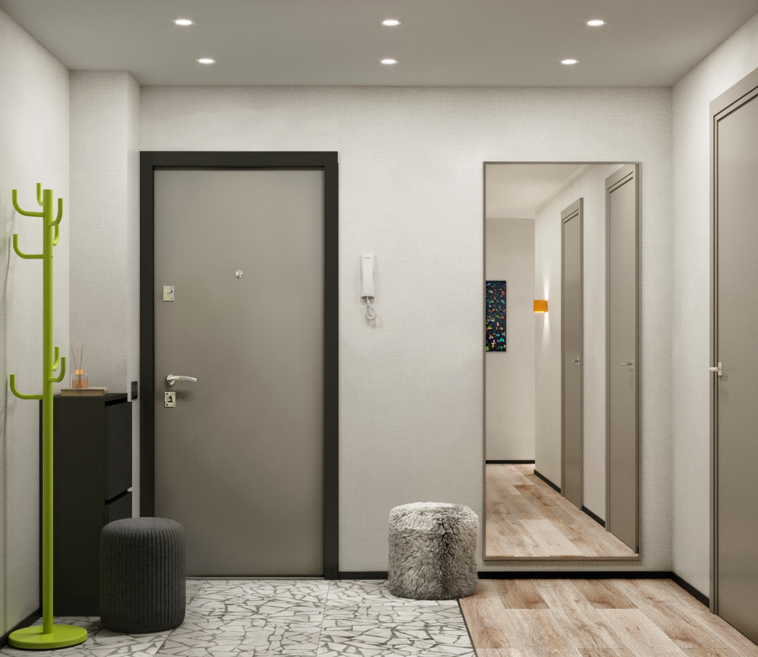 Интерьеры 3х-комнатной квартиры