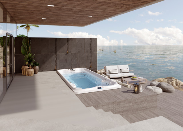 Jacuzzi&reg; J-19 PowerPro&trade; contemporary-deck