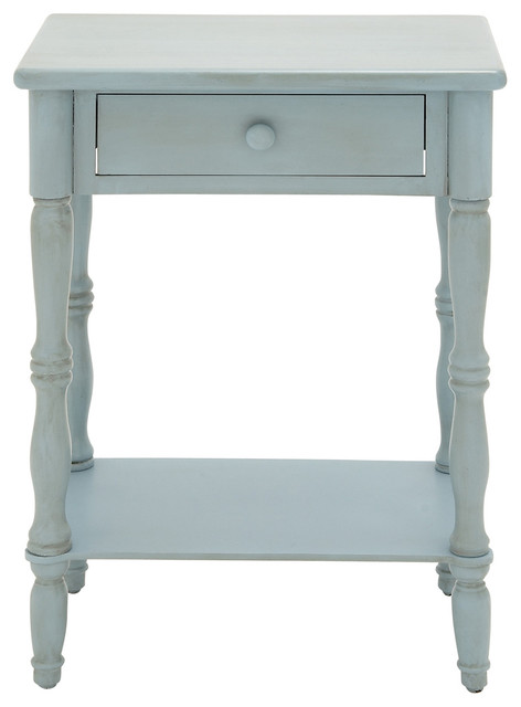 Urban Designs Laurie 31 Weathered Wooden Nightstand With Drawer Baby Blue Rustic Nightstands And Bedside Tables By Urban Designs Casa Cortes