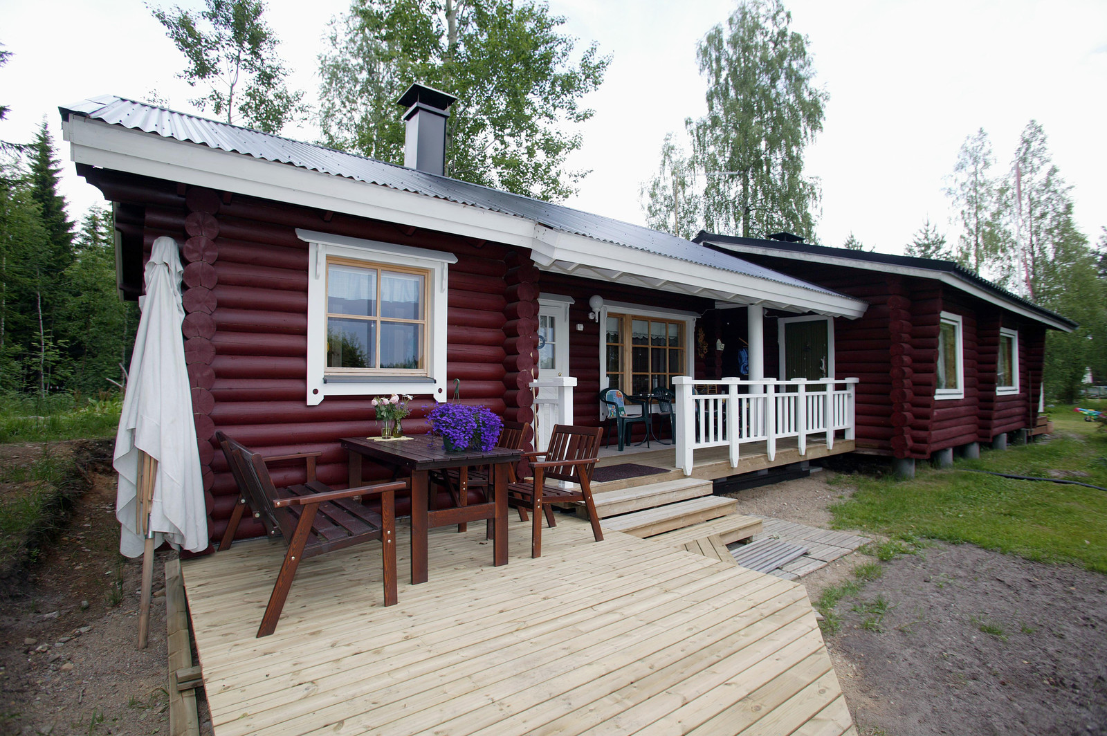 Экстерьер. Покрашенные объекты