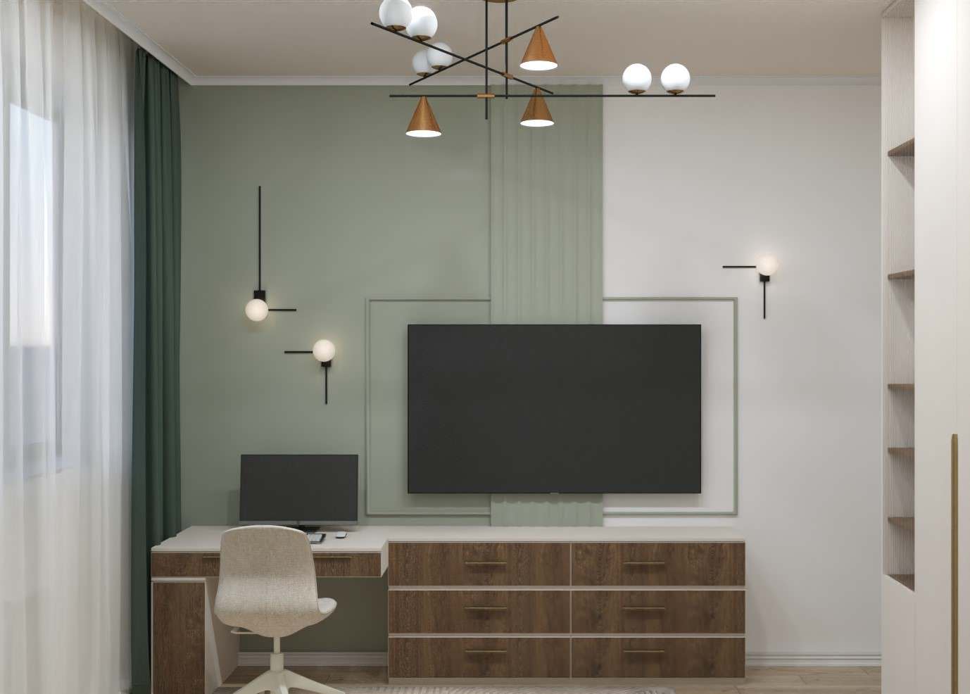 Трёхкомнатная квартира в Москве