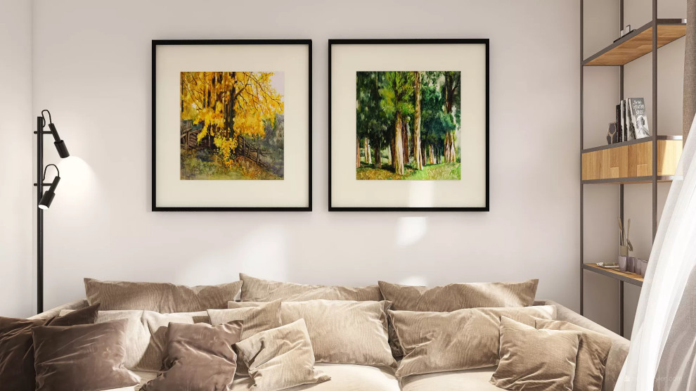 Квартира 57 кв.м. в скандинавском стиле, г. Калининград