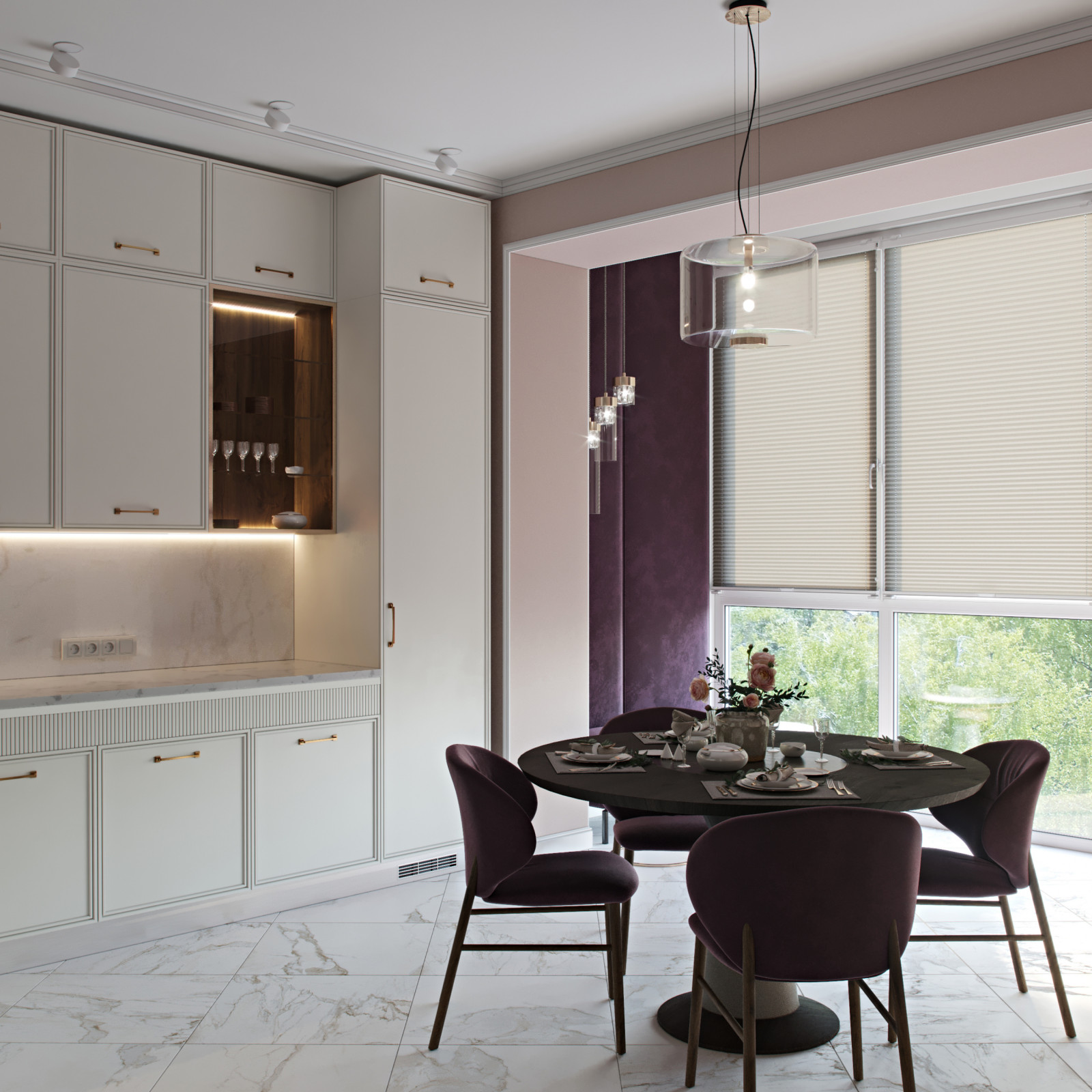 Проект трехкомнатной квартиры для дамы с собачкой.