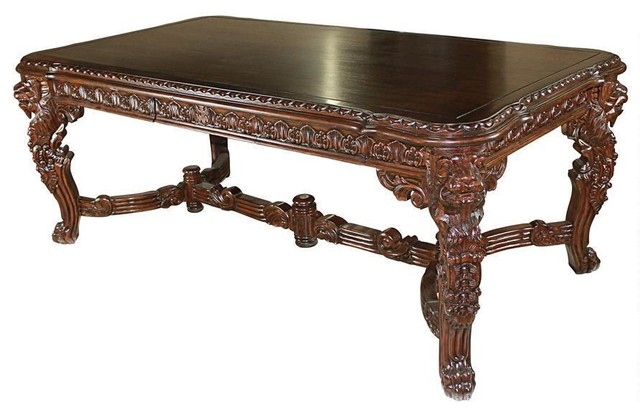 Lord Raffles Lion Table Victorian, Wood Lion Coffee Table