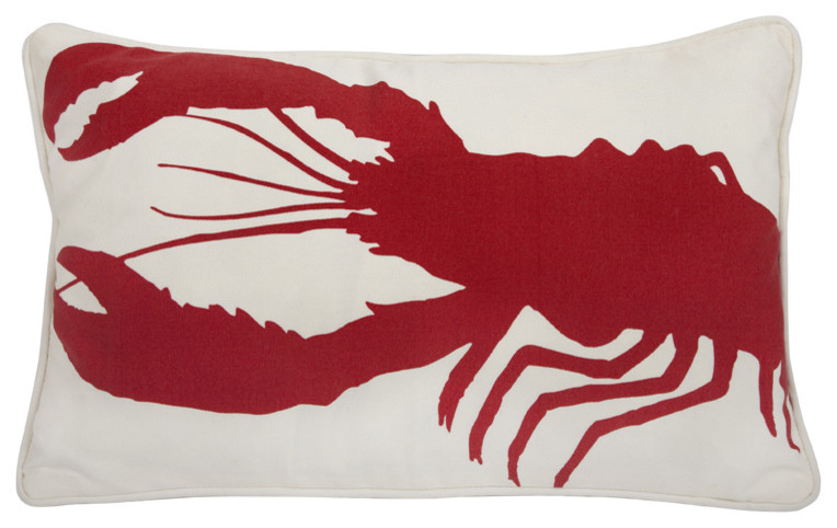 Thomaspaul - Lobster Lava Outdoor Pillow
