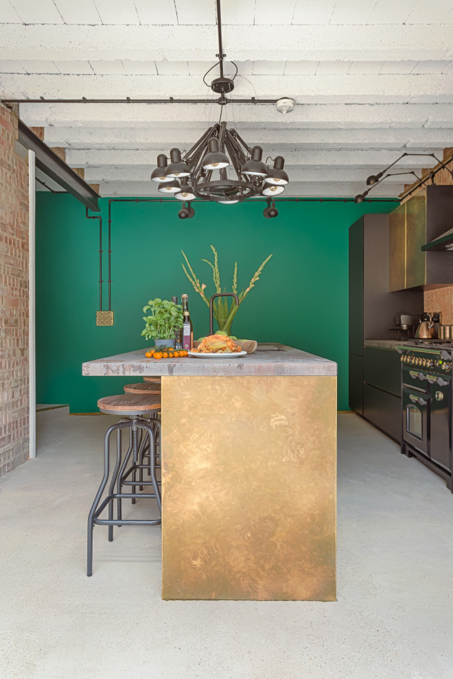 Inspiration for an industrial kitchen remodel in London
