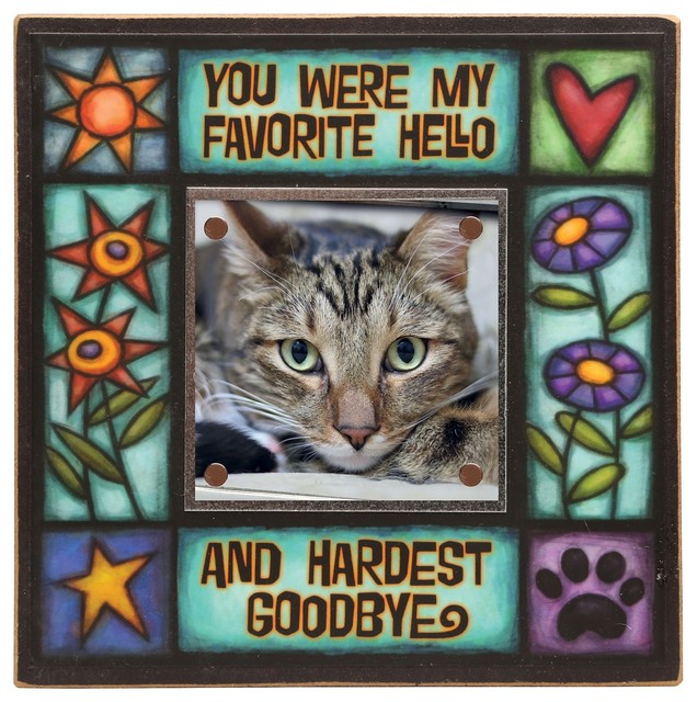 Spooner Creek Designs Favorite O Hardest Goodbye Pet Memorial Spooner Creek Designs Favorite O Hardest Goodbye Pet Memorial Picture Frame