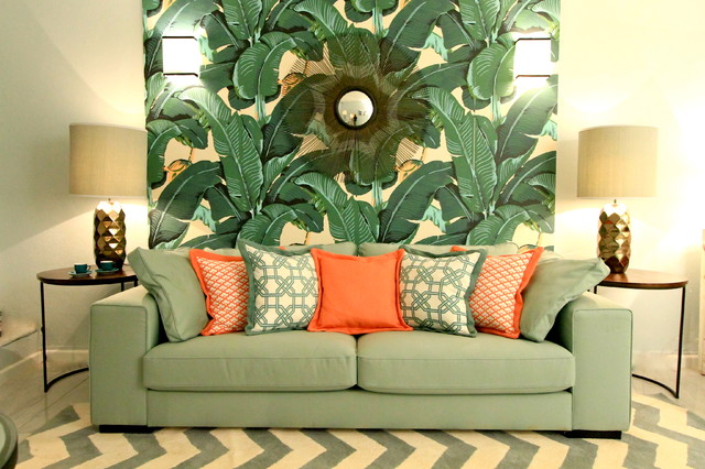 Project - Tropical House tropical-living-room