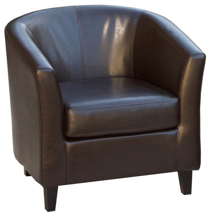 Dover Club Chair, Brown