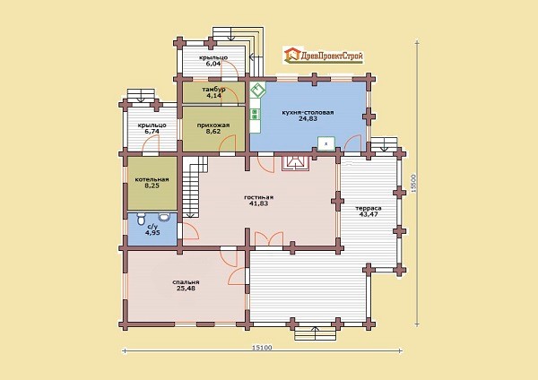 Проект дома № 45
