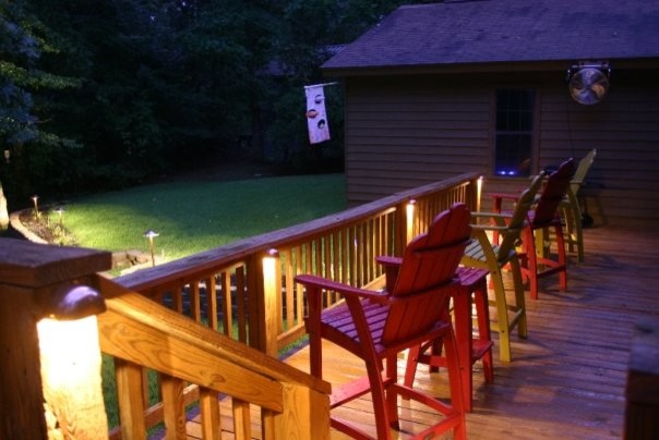 This is an example of a traditional deck in Portland Maine.
