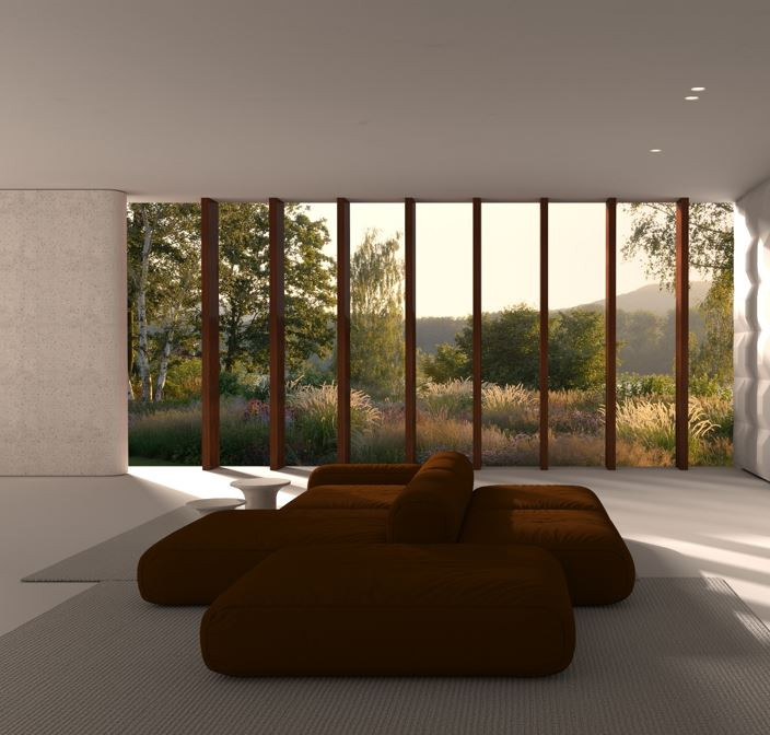 Модернизм в частном интерьере.