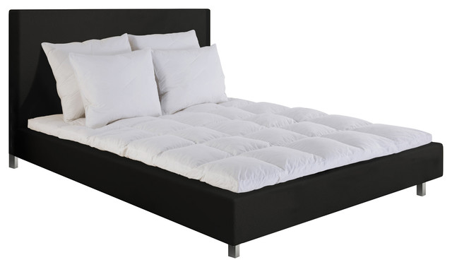 Restful Nights ® 230 Thread Count Down Alternative 2/" Fiber Bed Mattress Topper